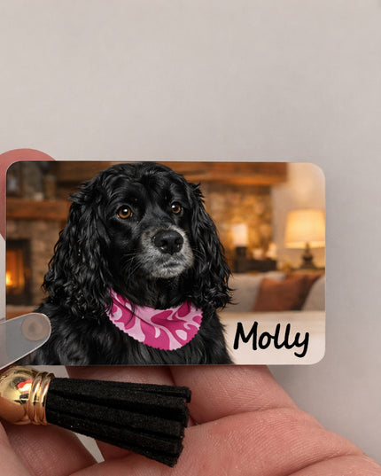 Mon Cœur à Pattes – Porte-clé Souvenir Personnalisé Animal de Compagnie
