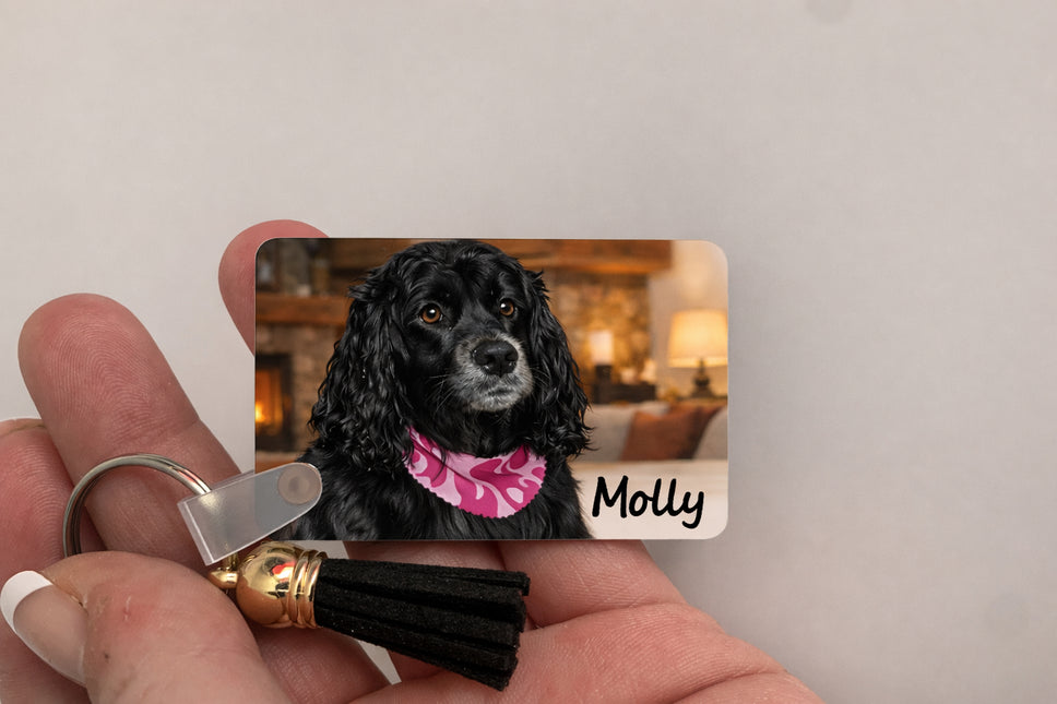 Mon Cœur à Pattes – Porte-clé Souvenir Personnalisé Animal de Compagnie